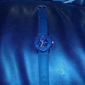 Black and blue Grand Touring mens watch